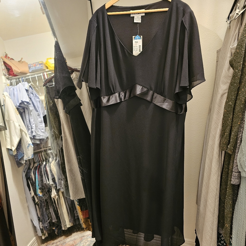 Dana Kay Black evening dress 26w